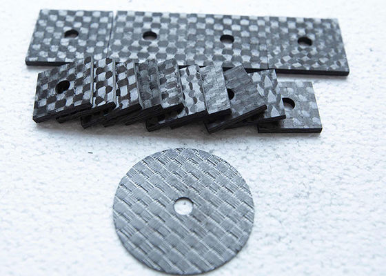 A fibra composta dura da grafite 0.17g/Cm3 sentiu a resistência de choque